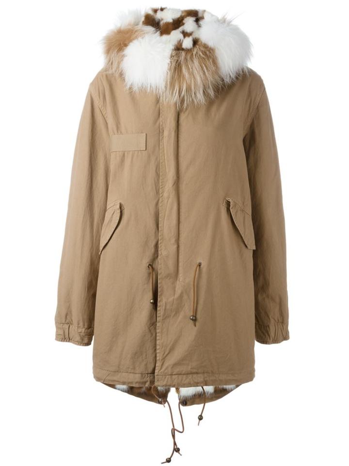 Mr & Mrs Italy Mink And Raccoon Fur Lined Parka