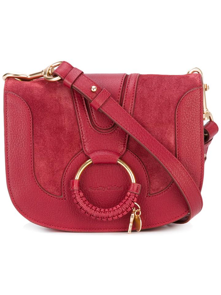 See By Chloé - Hana Shoulder Bag - Women - Goat Skin - One Size, Pink/purple, Goat Skin