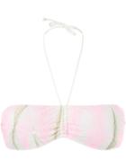 Cecilia Prado Bandeau Bikini Top, Women's, Size: P, White, Acrylic/viscose