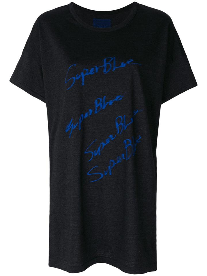 Yohji Yamamoto Superblue T-shirt - Black
