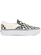 Vans Slip-on Checkered Sneakers - White