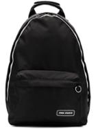 Ami Paris Ami Paris Backpack - Black