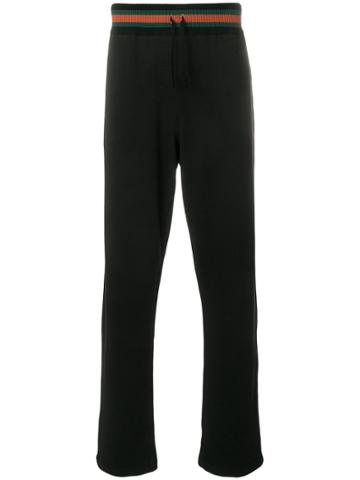 Common Wild Drawstring Track Trousers - Black