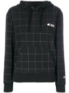 Mr & Mrs Italy Furry Sleeves Hoodie - Blue