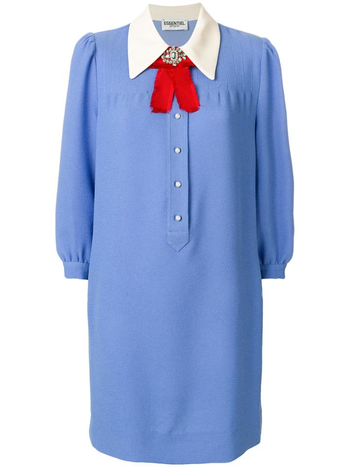 Essentiel Antwerp Pillow Ballroom Dress - Blue