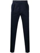Paul Smith Pleat Detail Tapered Jeans, Men's, Size: 30, Blue, Linen/flax/cotton