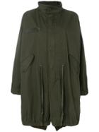 Zadig & Voltaire Kiko Brodé Butterfly Parka Coat - Green