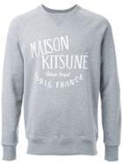 Maison Kitsuné 'palais Royal' Sweatshirt - Grey