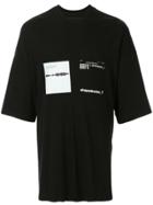 Julius 'shaped Noise' Print T-shirt - Black