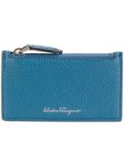 Salvatore Ferragamo Two-tone Zipped Cardholder - Blue