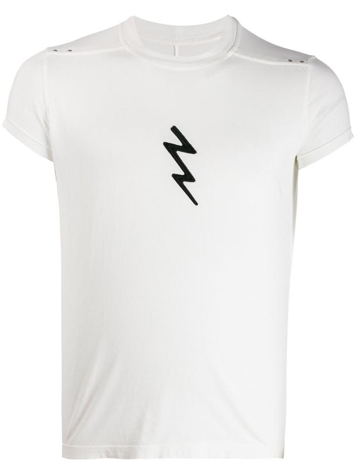 Rick Owens Lightning Print T-shirt - White
