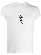 Rick Owens Lightning Print T-shirt - White