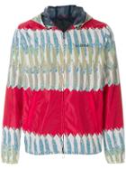 Valentino Patterned Zipped Jacket - Red