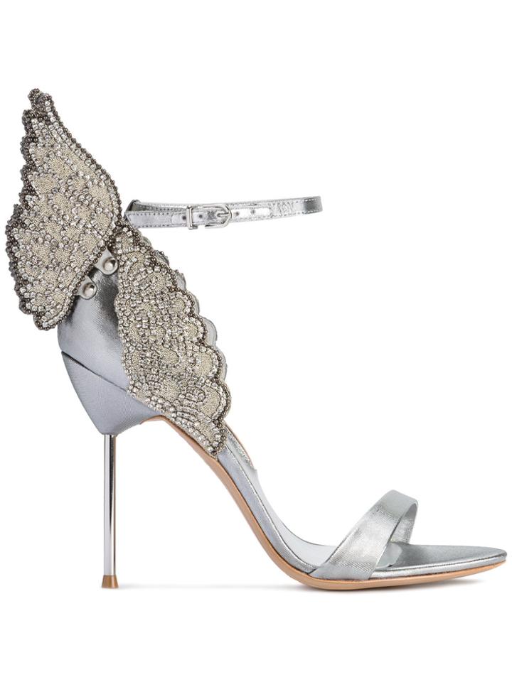 Sophia Webster Evangeline Butterfly Sandals - Metallic