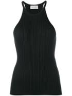 Lemaire Ribbed Racerback Vest, Women's, Size: Small, Green, Wool