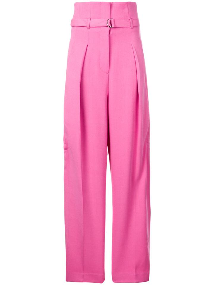 3.1 Phillip Lim High-waisted Tailored Trousers - Pink & Purple