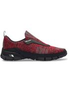 Prada Crossection Knit Sneakers - Red