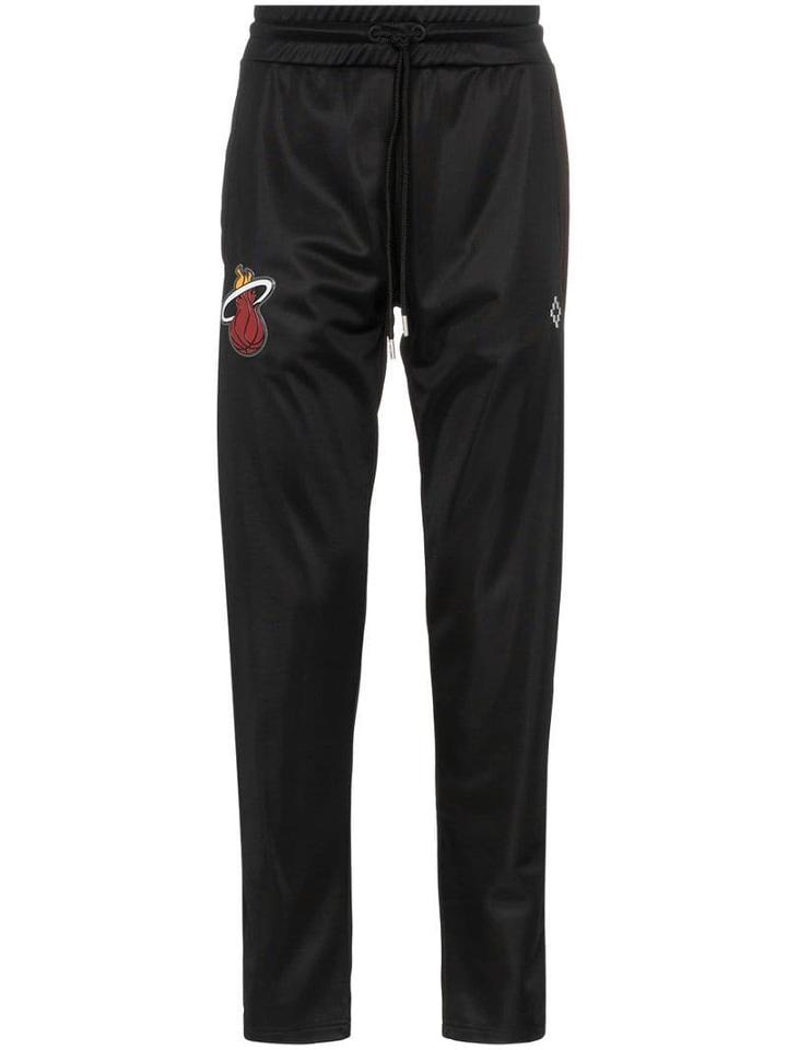 Marcelo Burlon County Of Milan Miami Heat Logo Applique Track Pants -