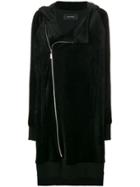 Irina Schrotter Long Zipped Hoodie - Black