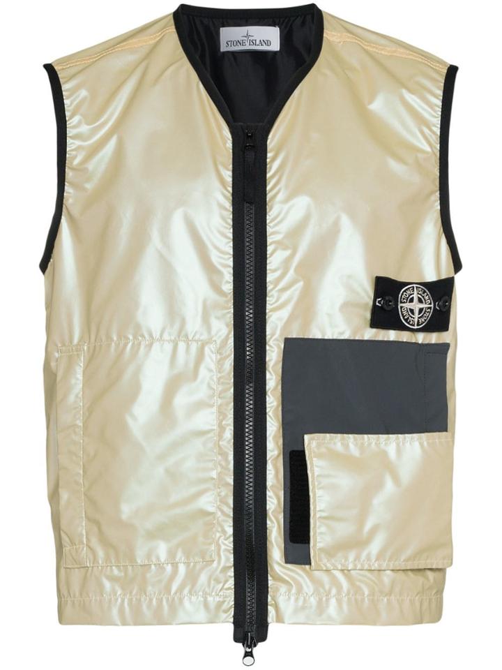 Stone Island G07m1 Tela Waistcoat - Nude & Neutrals