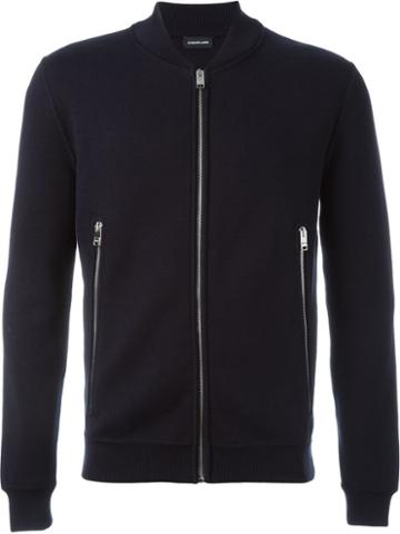 Exemplaire Zip Up Detail Bomber Jacket