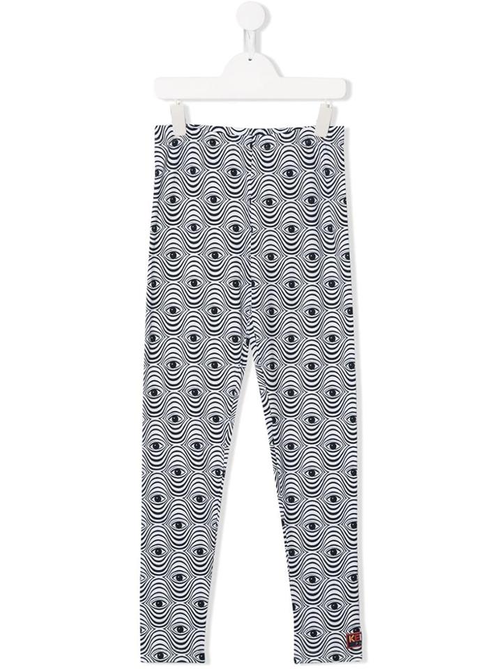 Kenzo Kids Teen Eye Motif Leggings - Black