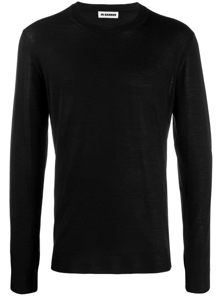 Jil Sander Crew-neck Sweatshirt - Black