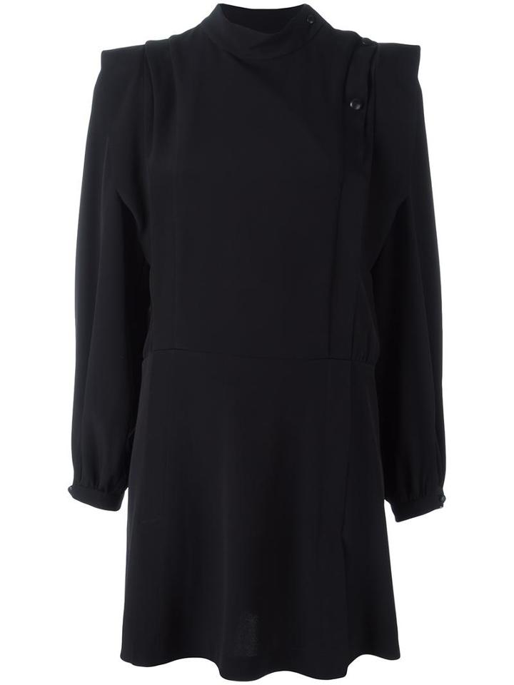 Isabel Marant 'bremen' Dress, Women's, Size: 38, Black, Silk/cotton/acetate