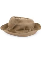 Horisaki Design & Handel Paint Splatter Crinkled Hat - Nude & Neutrals