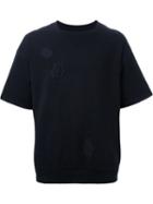 Dressedundressed Patched Detailing Short Sleeves Sweatshirt