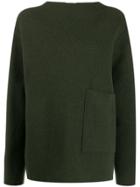 Barena Slouchy Fit Jumper - Green