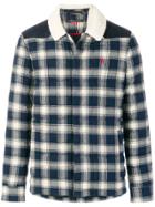 Perfect Moment Ski Faux Shearling Trim Jacket - Blue