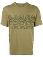Stella Mccartney Cats Print T-shirt - Green