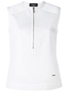 Dsquared2 Zip-detail Blouse - White