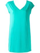 Lygia & Nanny V Neck Dress, Women's, Size: 38, Green, Cotton/spandex/elastane