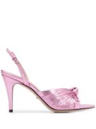 Gucci Metallic Knot Slingback Sandals - Pink