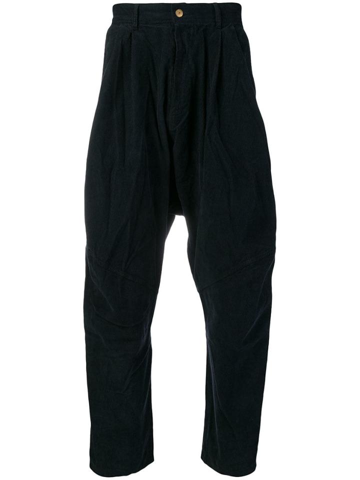 Henrik Vibskov Drop Crotch Trousers - Blue