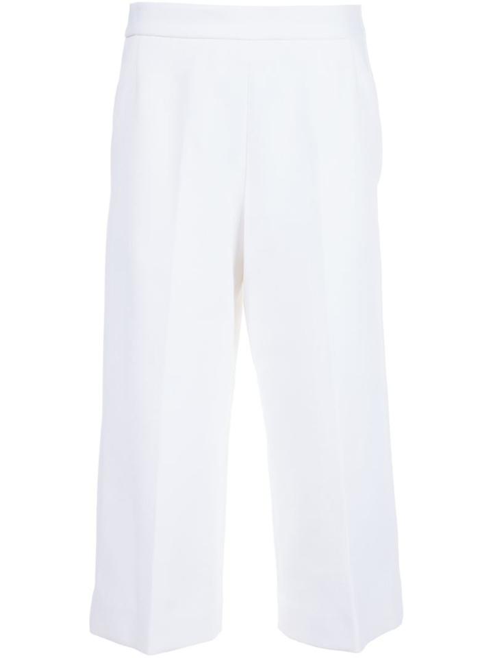 Marni Tailored Culottes, Women's, Size: 44, White, Cotton/polyamide/spandex/elastane