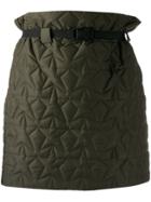 8pm Star Quilted High-rise Skirt - Green