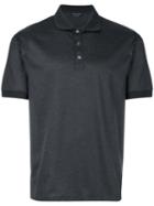 Alexander Mcqueen - Skull Insert Polo Shirt - Men - Cotton - Xxl, Grey, Cotton