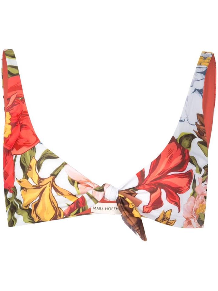 Mara Hoffman Rio Tie Front Top - White