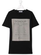 Dondup Kids Logo Printed T-shirt - Black