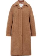 Mackintosh Beige Poodle Tweed Coat Lm-081f - Neutrals