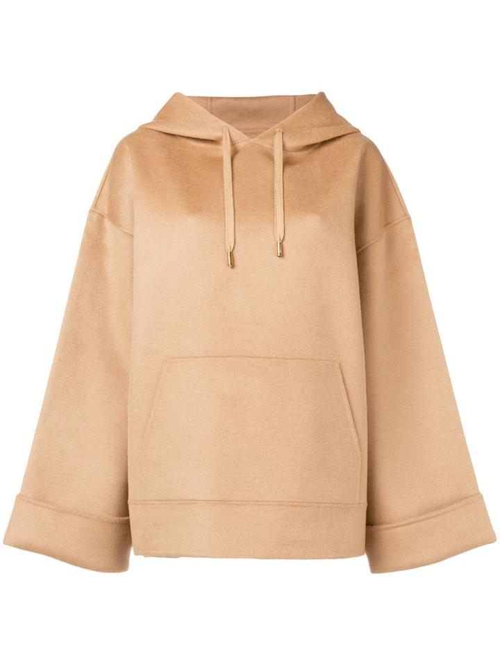 Nanushka Flared Hoodie - Neutrals