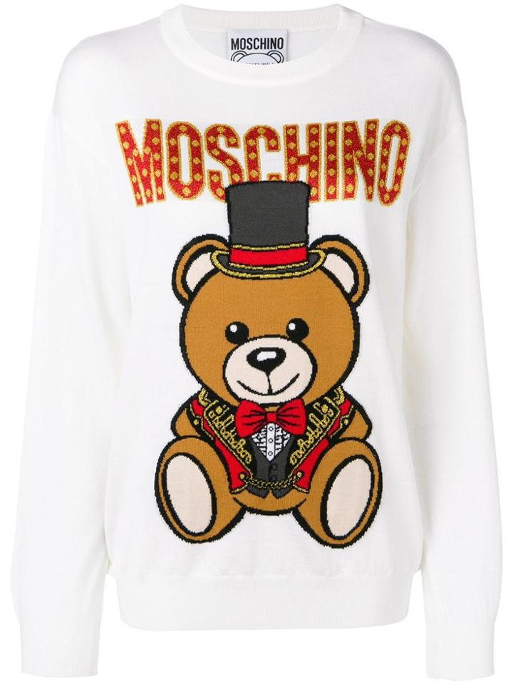 Moschino Toy Bear Jumper - Neutrals