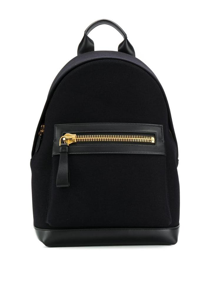 Tom Ford Zipped Pocket Backpack - Black