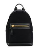 Tom Ford Zipped Pocket Backpack - Black