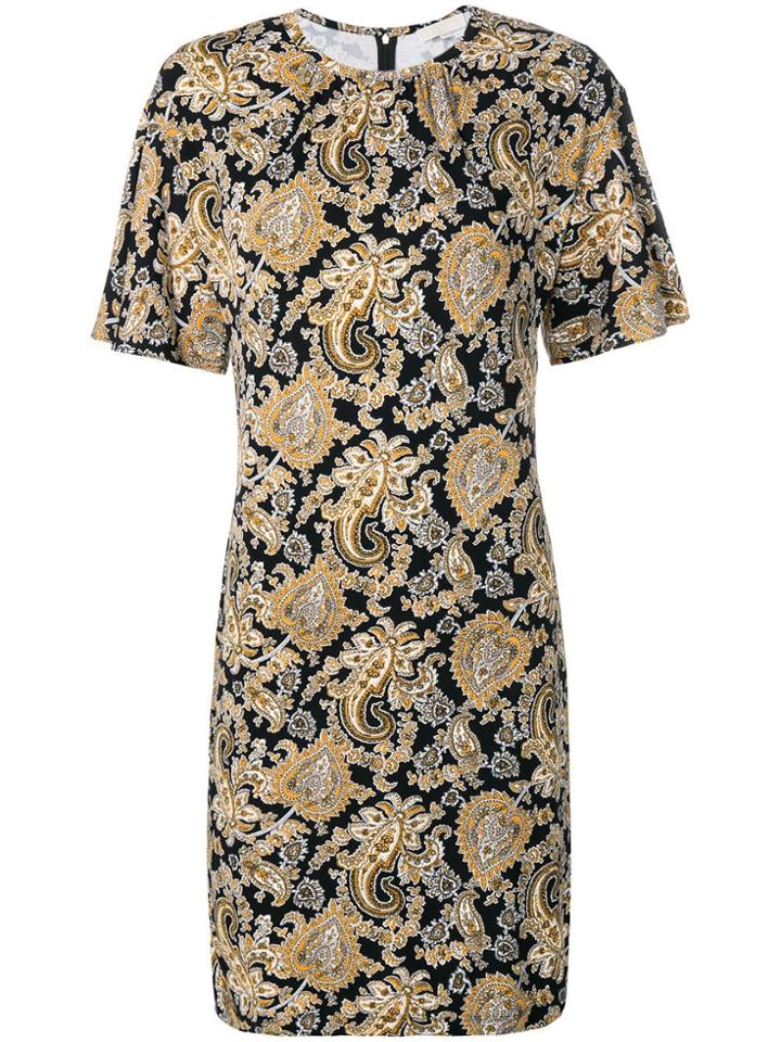 Michael Michael Kors Round Neck Printed Dress - Black