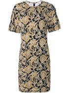 Michael Michael Kors Round Neck Printed Dress - Black