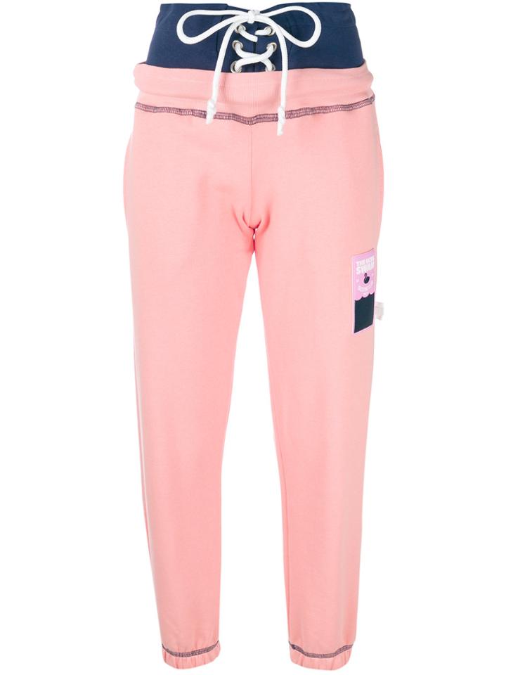 Gcds Corset Track Pants - Pink & Purple